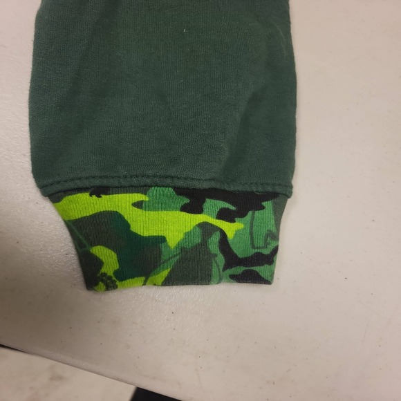 I am an Individual Jacket Mens Extra Large XL Green Camo Full Zip Cotton Blend - Picture 14 of 16